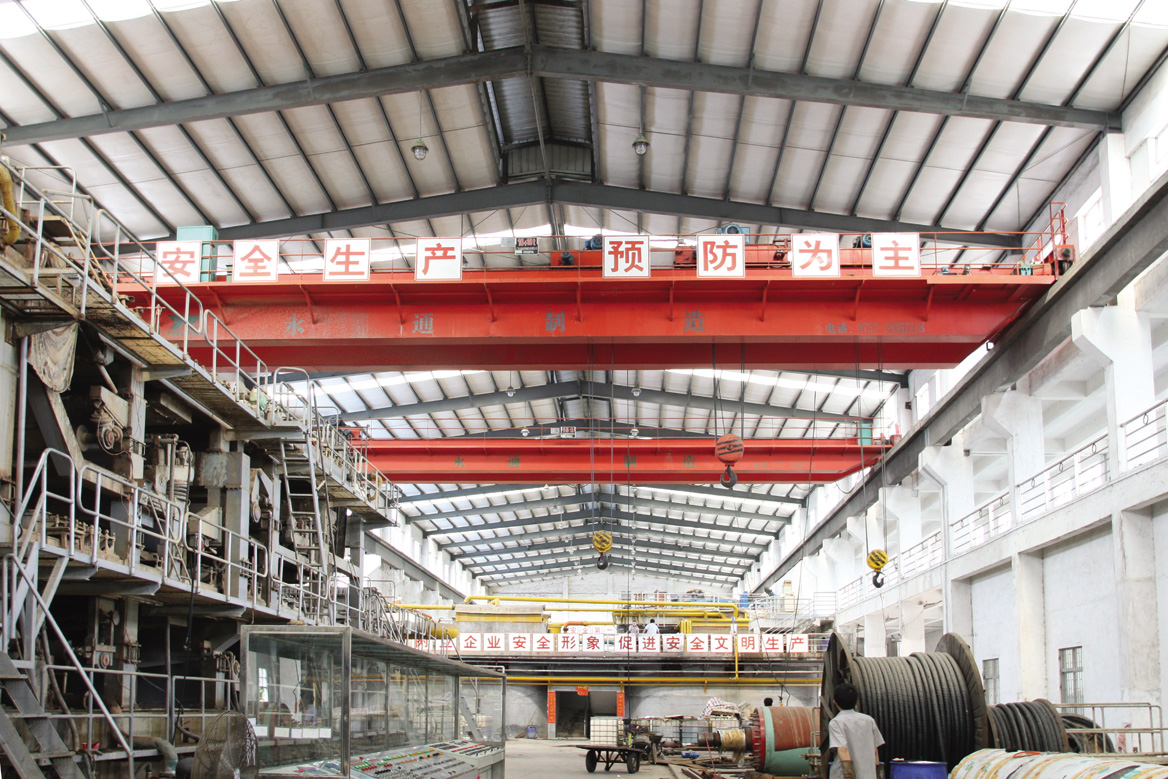 東莞泰昌紙廠(chǎng)數碼通用橋式起重機